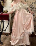 Beauty Prom Dress Off Shoulder Lace Pleated Gala Dress Formal Dress Evening Dress HZ0319