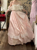 Beauty Prom Dress Off Shoulder Lace Pleated Gala Dress Formal Dress Evening Dress HZ0319