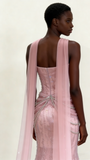 Shiny Prom Dress Sweetheart Pleated Tulle Mermaid Prom Gown Evening Dress Party Dress HZ0319